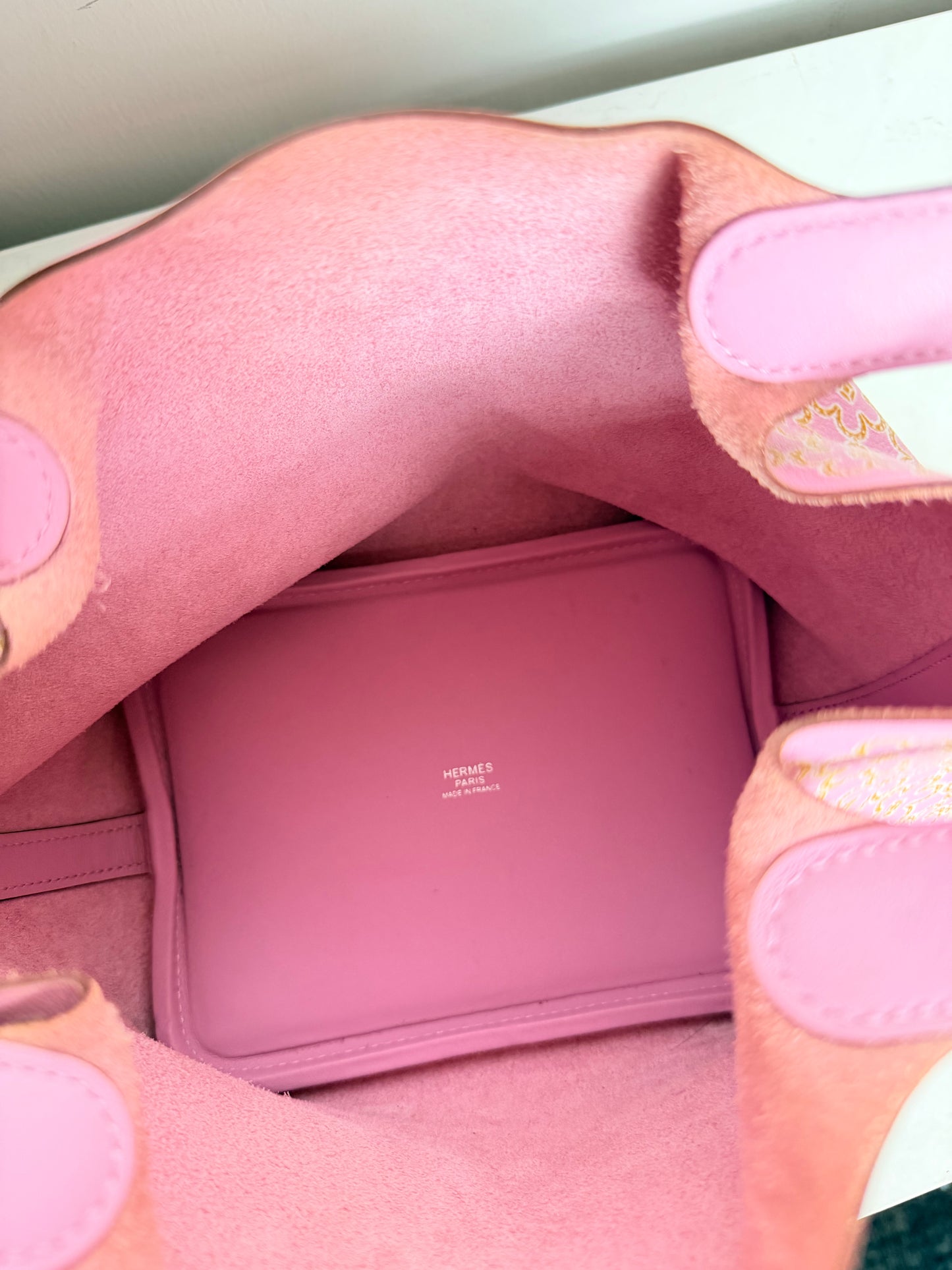 Hermès Lucky Daisy Picotin 18 PM – Swift Leather Pink Floral | Palladium Hardware
